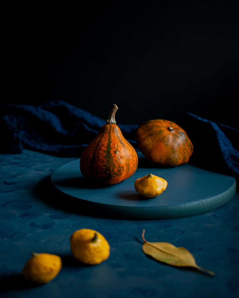 jesienna martwa natura z dyniami, Mag Bee Fotografia produktowa