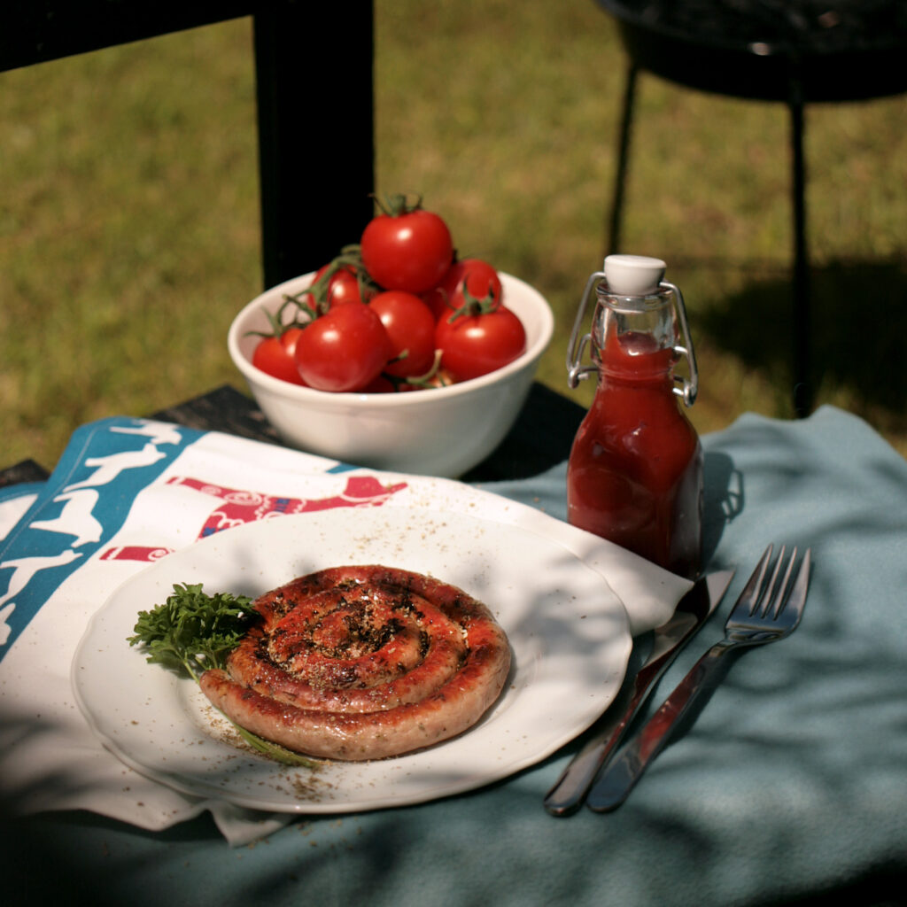 grill w ogrodzie, sesja kulinarna, Mag Bee Fotografia produktowa
