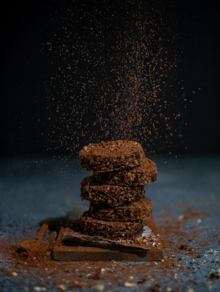 ciastka z kakao, Mag Bee fotografia produktowa
