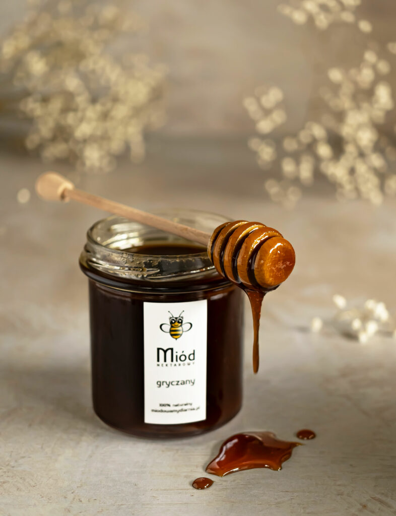 zdjęcie produktowe miodu, Mag Bee fotografia produktowa