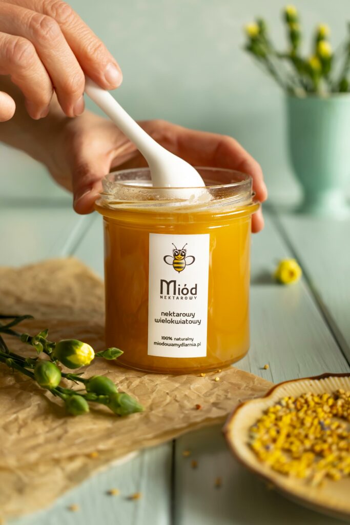 miód naturalny, sesja, Mag Bee fotografia produktowa