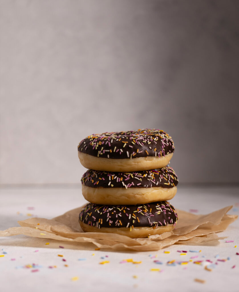 sesja pączków z cukierni, Mag Bee fotografia produktowa