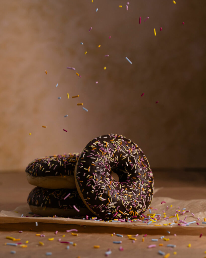 zdjęcia produktowe pączków, Mag Bee fotografia produktowa