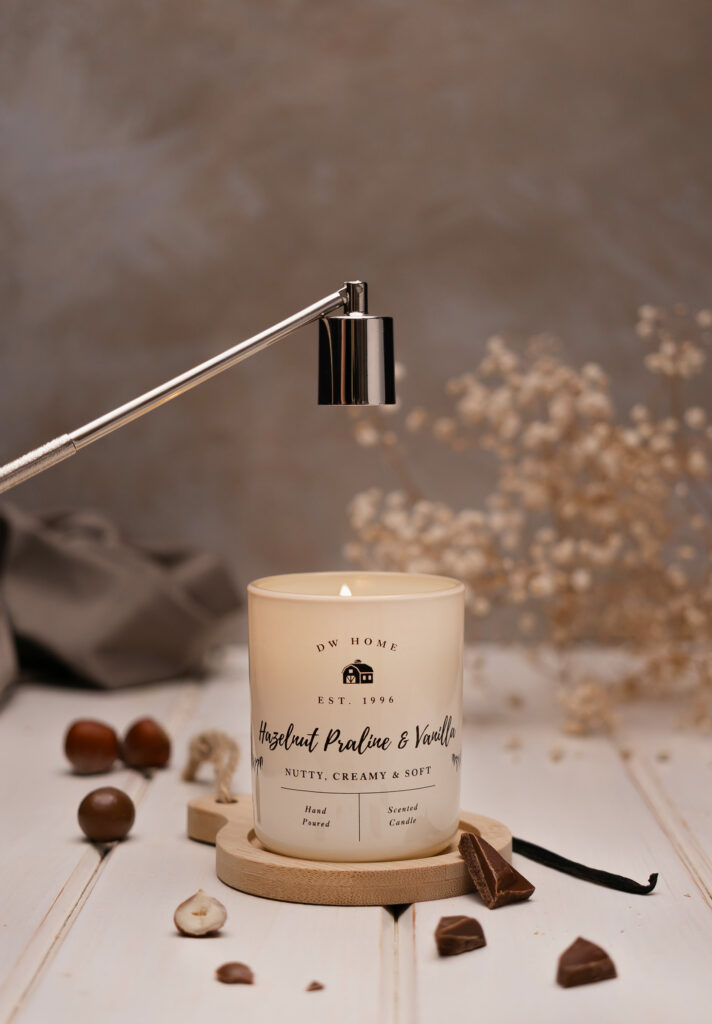 sesja produktowa świec sojowych, Mag Bee fotografia produktowa