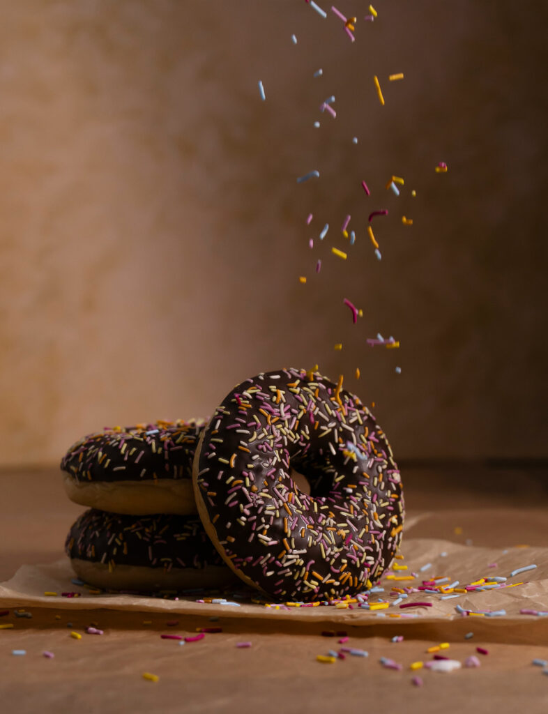 zdjęcia pączków dla cukierni, Mag Bee fotografia produktowa
