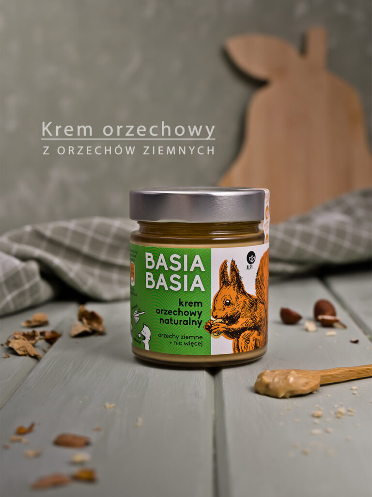 naturalny krem orzechowy, zdjęcia, Mag Bee fotografia produktowa