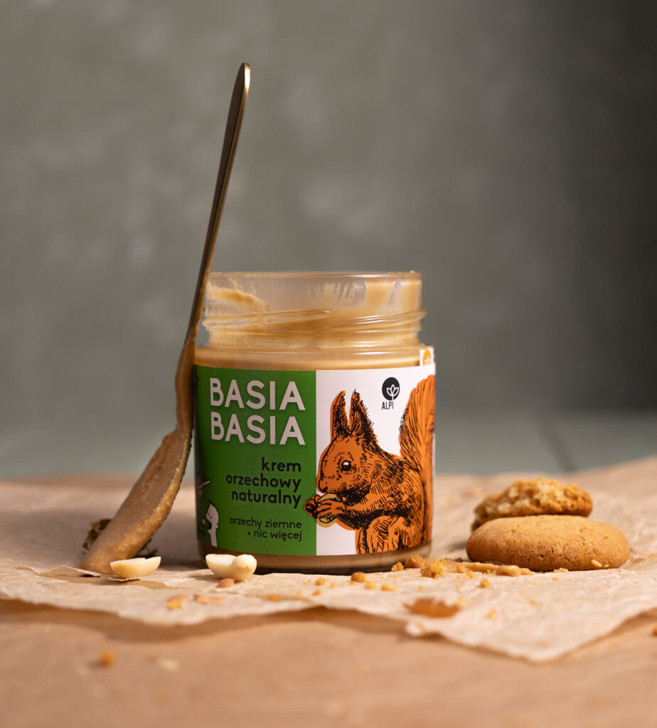 krem orzechowy z orzechów ziemnych, Mag Bee fotografia produktowa