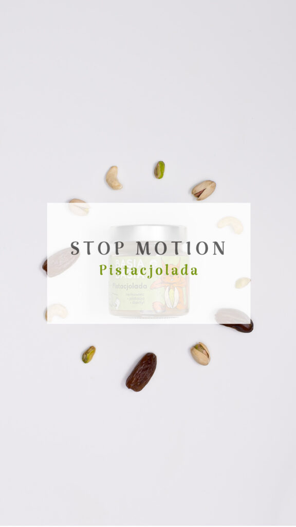 animacja poklatkowa Pistacjolady, Mag Bee fotografia produktowa