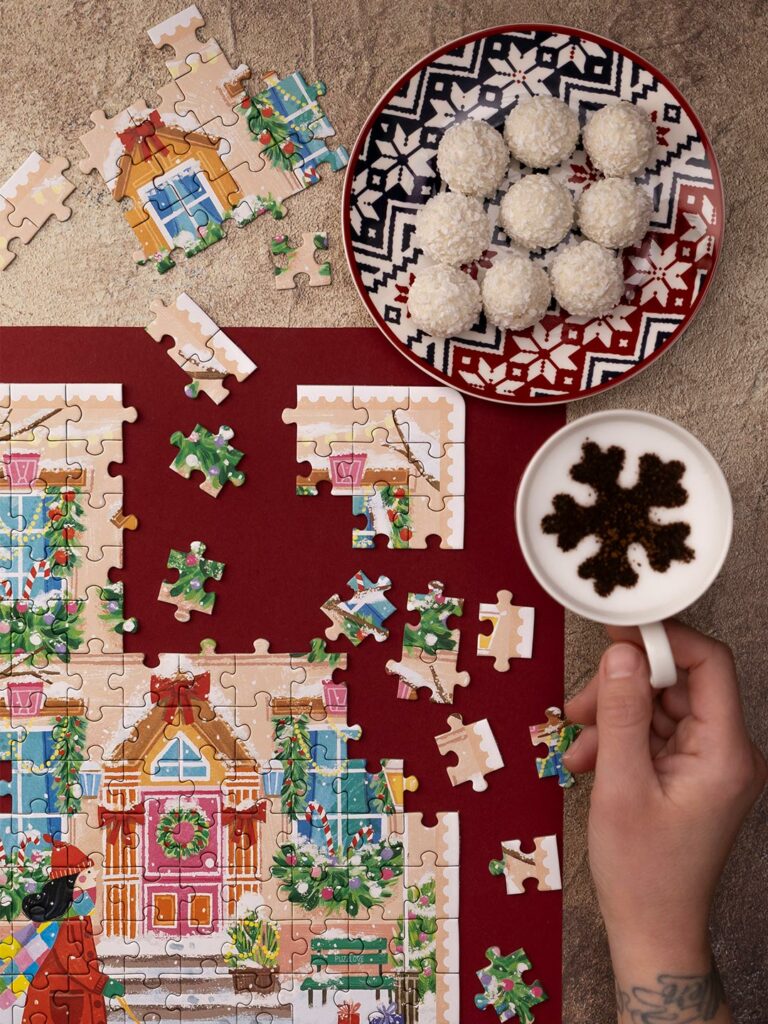 sesja puzzli, Mag Bzzz Fotografia produktowa i animacja poklatkowa