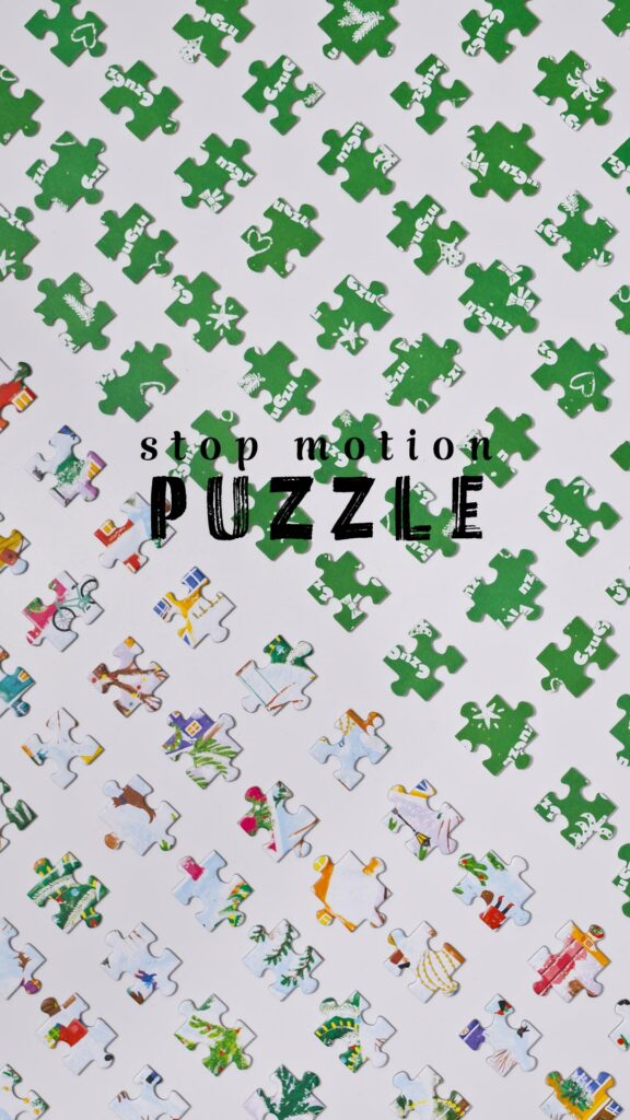 animacja poklatkowa puzzli, Mag Bzzz Fotografia produktowa i animacja poklatkowa