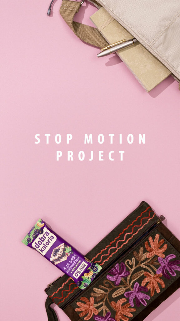 stop motion batoników, Mag Bzzz Fotografia produktowa i animacja poklatkowa